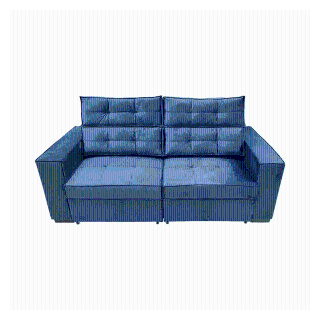 Estofado 3 Lugares Berlim 2m AZ Cúbica