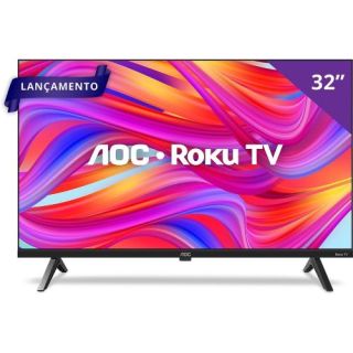 Smart TV 32" LED 32S5045/78 Roku AOC