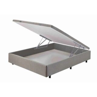 Cama Baú Frontal Cinza Chumbo 40 138x188 Ecoflex