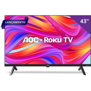Smart TV 43" Led FullHD 43S5155/78 Roku AOC