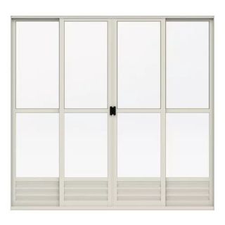 Porta de Correr 4 Folhas 2400x2100 Alumasa