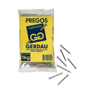 Prego Polido 1kg 19x39 Gerdau