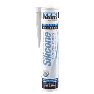 Silicone Acético Branco 280g Multiuso Tekbond