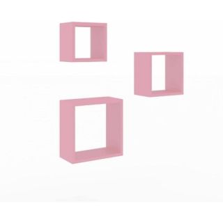 Conjunto Trio de Nicho AM3078 Rosa Movelbento