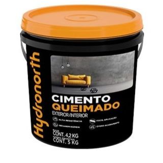 Cimento Queimado Fosco Cinza Cronos 5kg Hydronorth