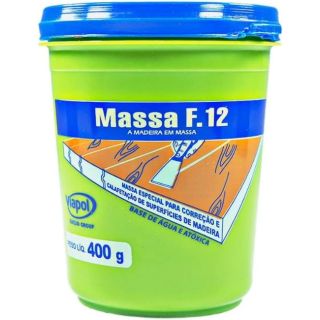 Massa F-12 400g Mogno Viapol