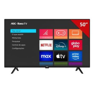 Smart TV 50" Led 50U7045/78 Smart Roku AOC